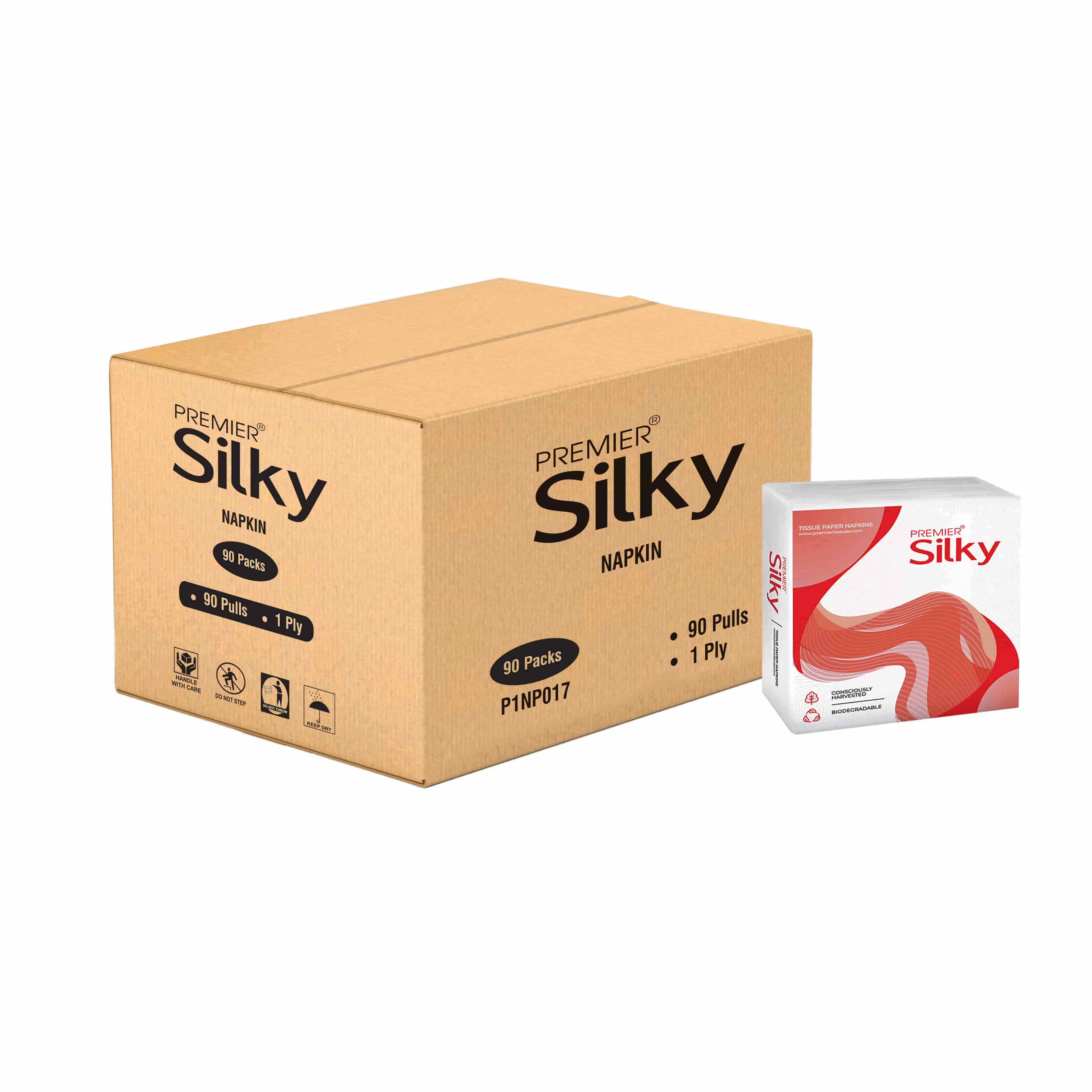 Premier Silky Napkin 90 Pulls